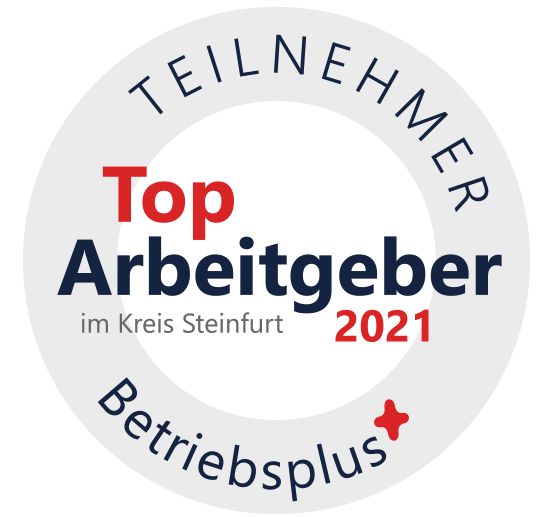 Betriebsplus 2021 – Top Arbeitgeber im Kreis Steinfurt